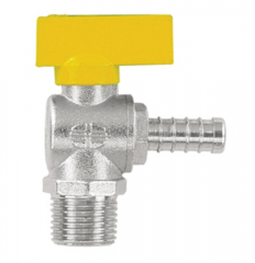 日丰 502黄铜气阀(镍)  L1/2"M*ф10-DN10