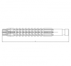 哈一工 矩形花键推刀（八键） BL1T-8-07B
