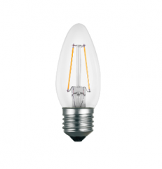 佛山照明 FSL C35尖泡 220V2W 27K E27 全周光全玻璃灯丝灯
