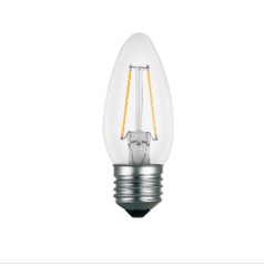 佛山照明 FSL C35尖泡 220V2W 65K E27 全周光全玻璃灯丝灯