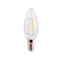 佛山照明 FSL C35尖泡 220V2W 65K E14 全周光全玻璃灯丝灯