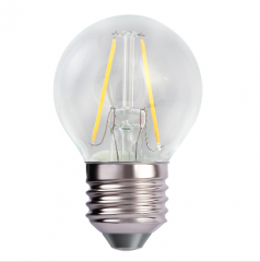 佛山照明 FSL G45球泡 220V2W27K E27全周光全玻璃灯丝灯