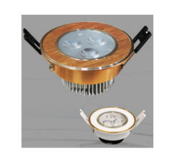 佛山照明 FSL 天花灯90 220V 6W(5*1) 车铝白玉金边标准 20*1