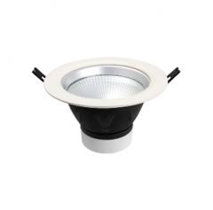 佛山照明 LED 筒灯4寸 8W COB 皇冠系列 黑白