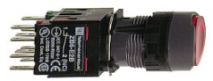 施耐德 圆形红色(LED12 ～24V)16mm XB6AF4B5B