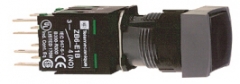 施耐德 长方形黑色NO/NC16mm XB6DA25B