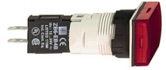 施耐德 16mm指示灯方形白色LED12 ~ 24V XB6DV4BB