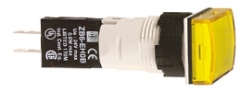 施耐德 16mm指示灯方形白色LED12 ~ 24V XB6DV5BB