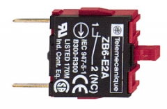施耐德 控制键接触块 ZB6E2B