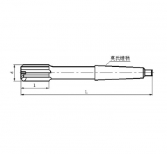 哈一工 带刃倾角锥柄机用铰刀 23633－409