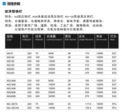 佛山照明 经济型钠灯 NG-DE150