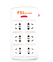 佛山照明 六位排插 FSL-DY-8606