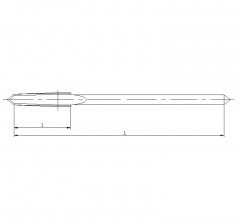 哈一工 55°圆柱管螺纹丝锥 26428－121