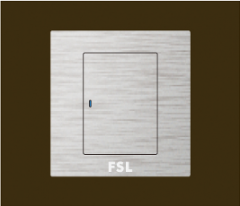 佛山照明 F9 一位双路大跷板任意点开关（带LED灯） F9-K1/1D