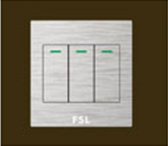 佛山照明 F9 三位单极复位开关 F9-K3/1F