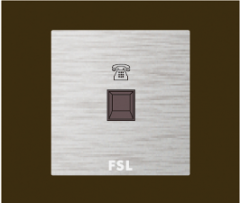 佛山照明 F9 一位四线美式电话插座 F9-DH