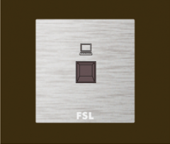 佛山照明 F9 一位八线电脑信息插座 F9-DN