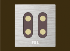 佛山照明 F9 二位音响插座 F9-YX/2