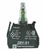 施耐德 发光块Ø22 ZBVG3