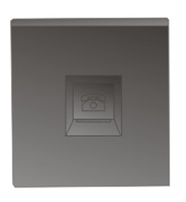 佛山照明 S2.0 单电话插座功能件(灰色) S2.0-GDH