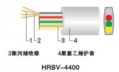 中联电缆 聚丙烯绝缘电话软线 HRBV-4400