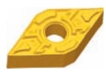 ZCC·CT普通车削硬质合金及金属陶瓷刀片DN口口（负角型）DF精加工  DNMG150604-DF