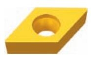 ZCC·CT普通车削硬质合金及金属陶瓷刀片DP口口（正角型）无槽 DPMW11T304