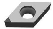 ZCC·CT普通车削刀片PCBN&PCD刀片 DC口口（正角型） DCMX11T308